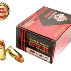Black Hills 100gr Honey Badger 9mm +P 20rd