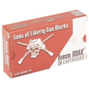 Sons of Liberty Ammunition 6mm MAX 103gr ELD-X 20rd