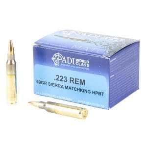 ADI .223 69gr Sierra Match King-200rds.